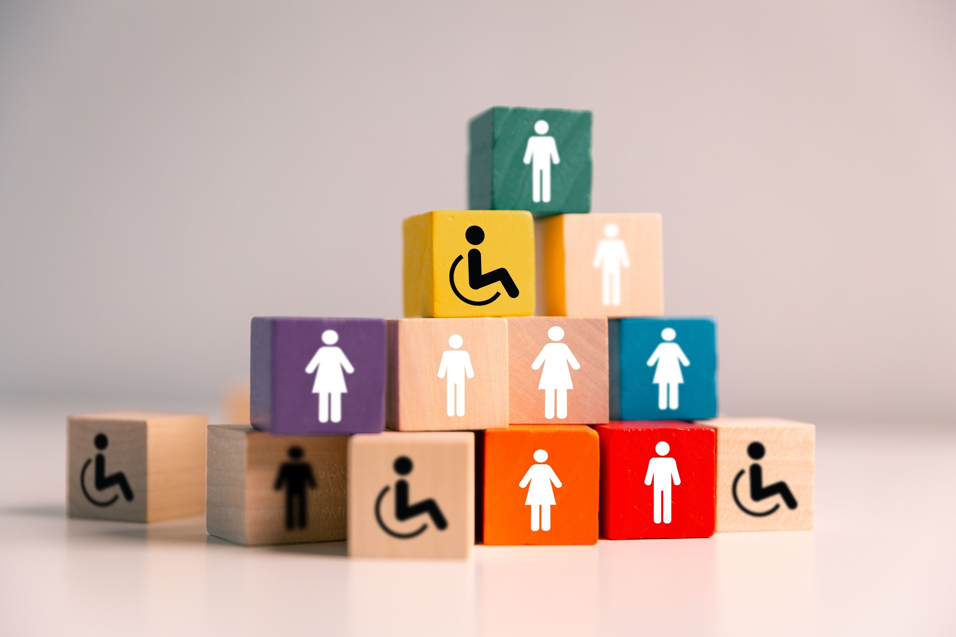 Concept of inclusion and equity in employment ensures that people with disabilities are provided equal opportunities in diverse work environment, promoting both business success and health equality.