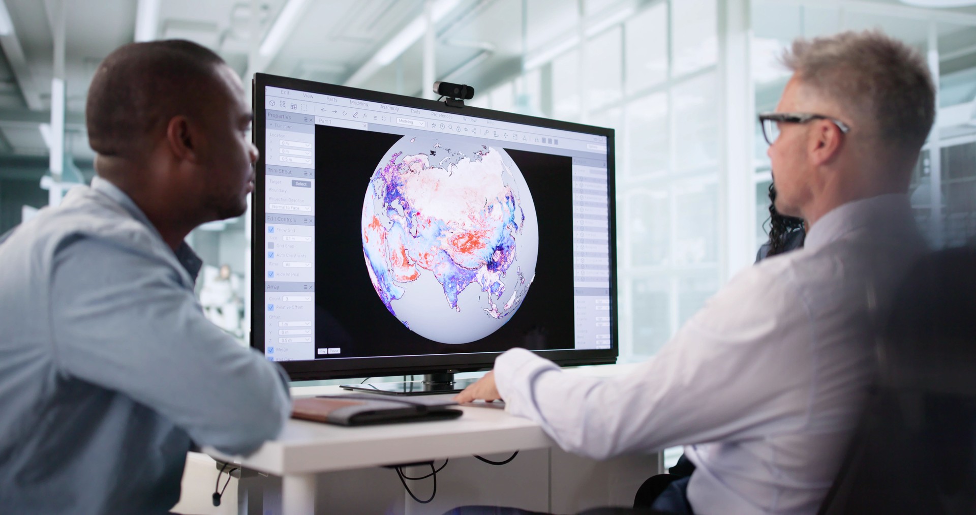 Scientists Collaborating On Climate Research Study