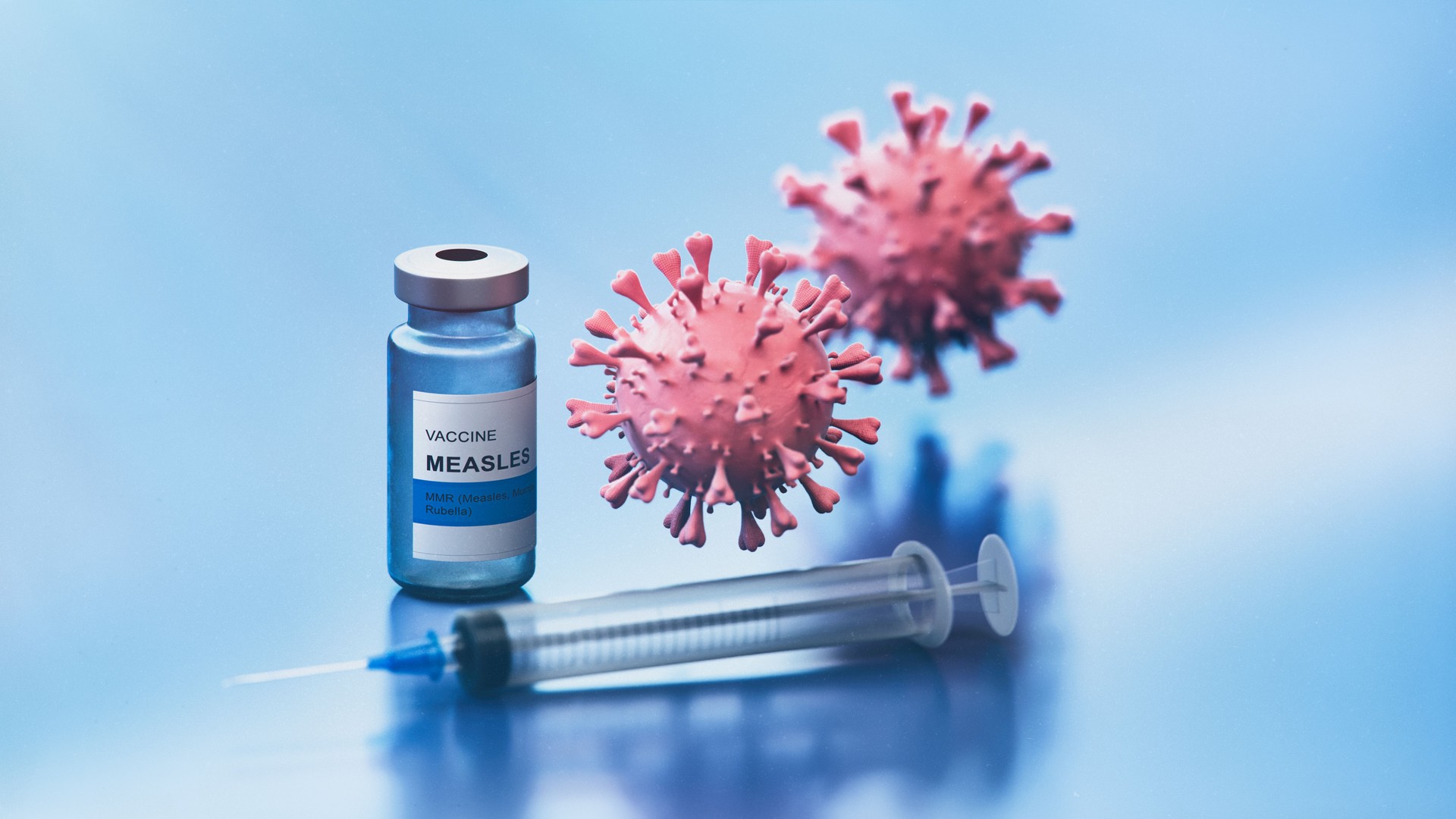 Measles Vaccine Bottle