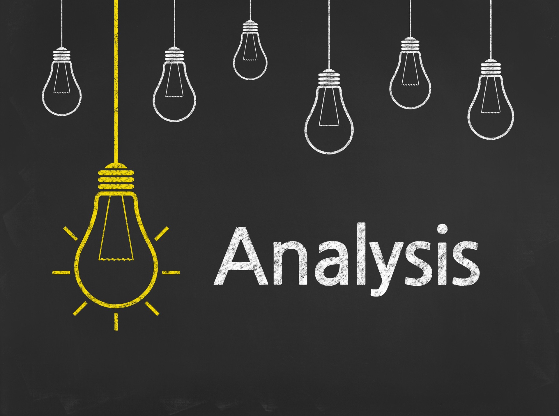 Analysis - Business Chalkboard Background